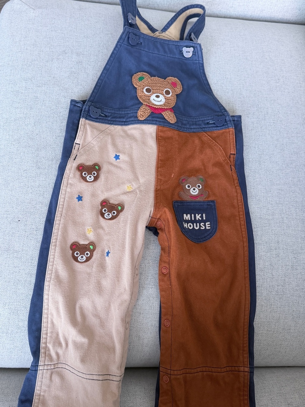 MikiHouse Overalls Size 90